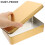 Caja de almacenamiento rectangular de hojalata con tapa (3 unidades) 5