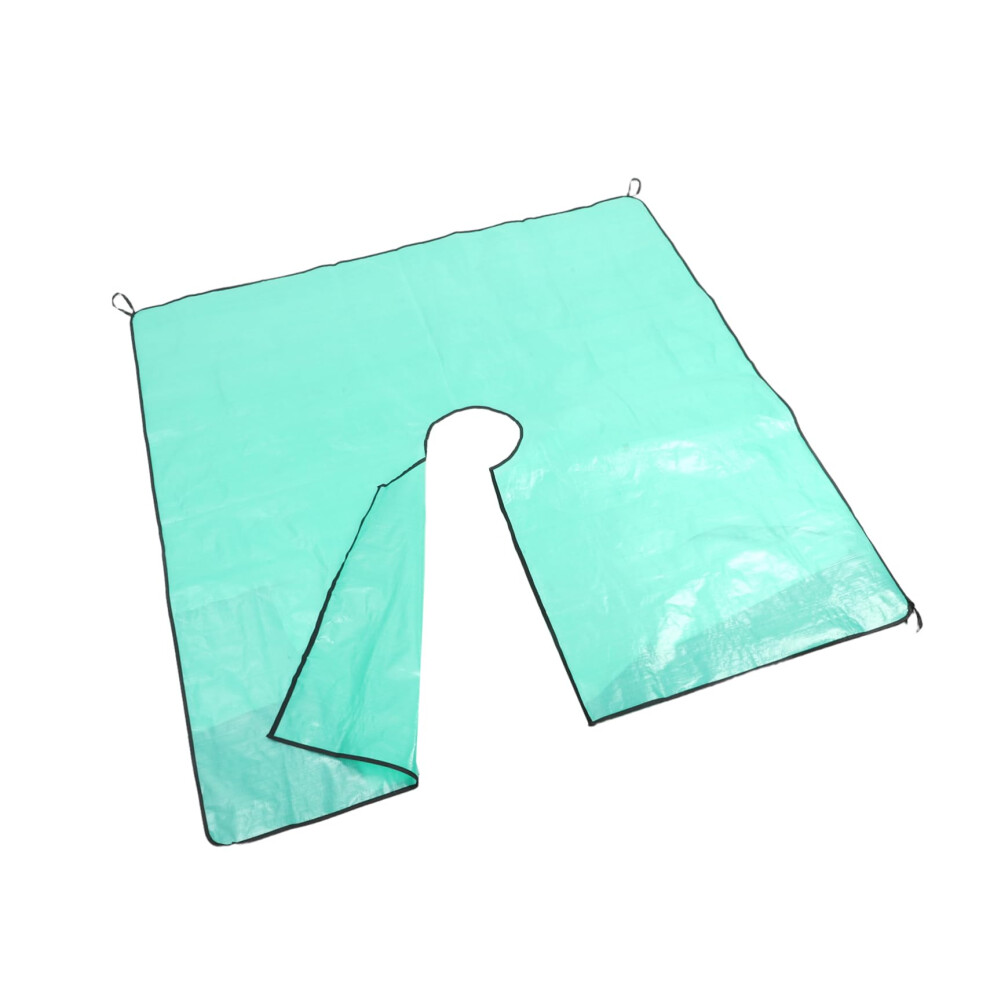 Heavy Duty Garden Tarp With Center Hole Waterproof Landscape Tarp For Easy Leaf Collection And Cleanup 9351714932608
