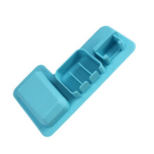 Wall Mounted Silicone Toothbrush Holder with Suction Cup, NonSlip Grip, Easy Clean for Home and Travel
