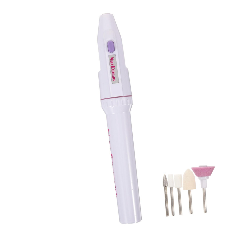 Electric Nail Drill Cordless Rechargeable for Acrylic and Gel Nails, Lightweight Ergonomic Design