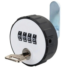 4 Digit Resettable Combination Padlock 26mm Heavy Duty Keyless Lock for Drawer Cabinet Locker