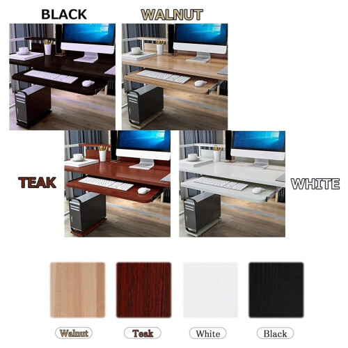 Under Desk Keyboard Tray Adjustable Ergonomic Pull Out Drawer with Smooth Slide Action and Easy Installation 1