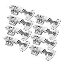 12pcs Soft Close Cabinet Hinges Stainless Steel Door Hinges for Kitchen and Wardrobe