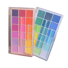 18 Color Rainbow Eyeshadow Palette with Natural Longwear Finish for Stage and Everyday Makeup