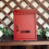 Weatherproof Steel Wall Mount Locking Mailbox with Key, AntiTheft Secure Mail Drop Box for Home Office, Red 1