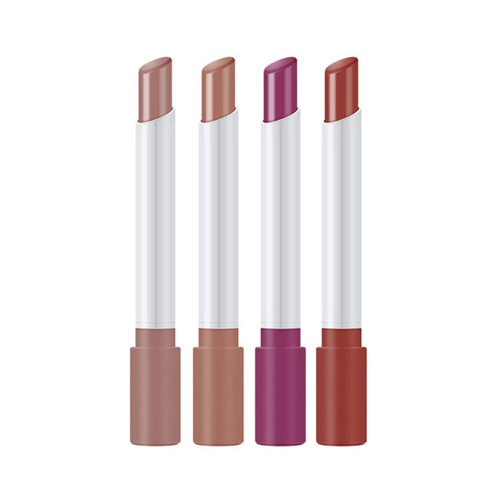 Matte Lipstick Set with Smooth Satin Finish, Long Lasting Nonstick Cup Formula, Colorful Shades B