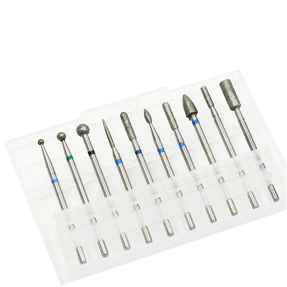 Nail Drill Bits Set Tungsten Carbide Professional for Acrylic and Gel Nails Cuticle Polishing