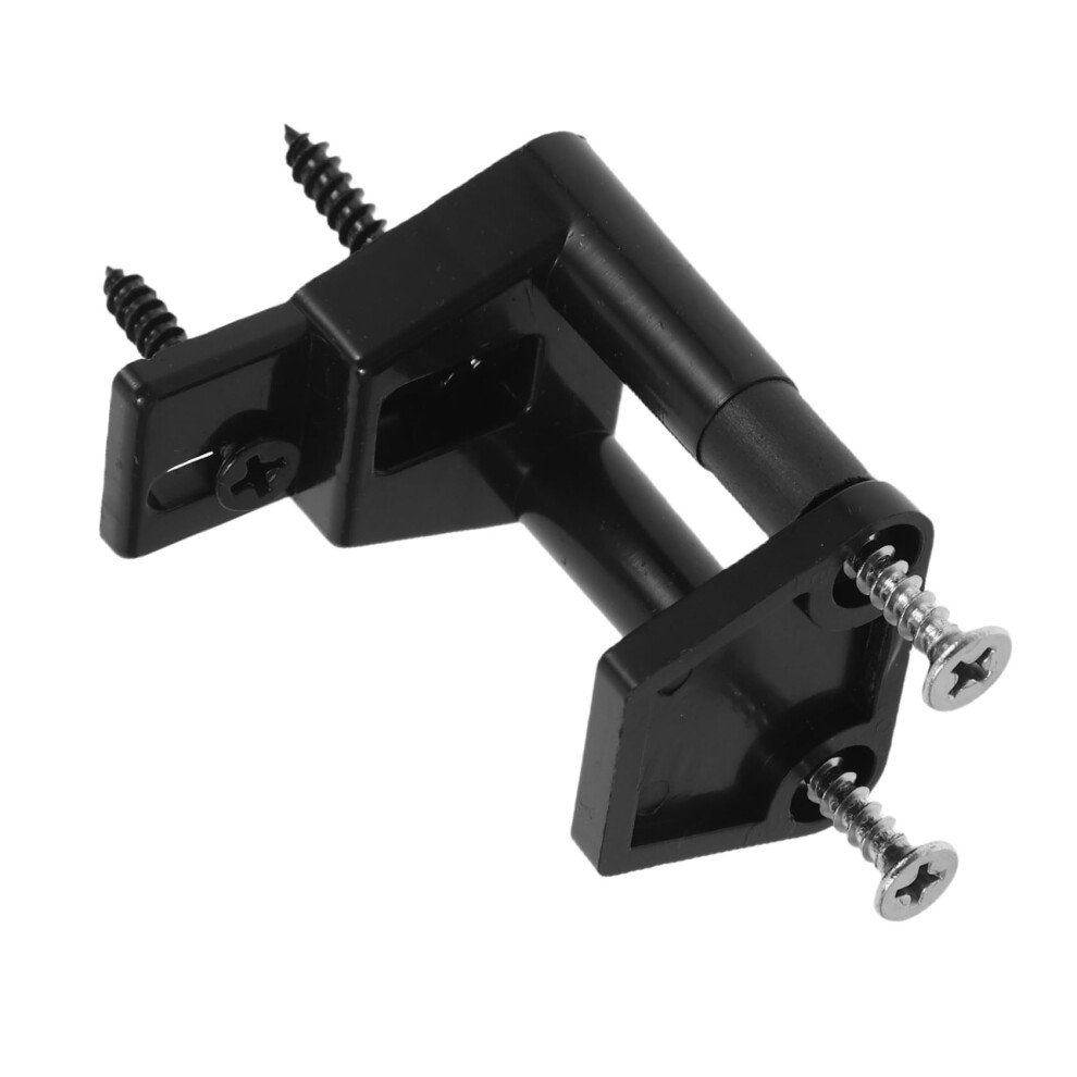 Adjustable Barn Door Floor Guide Black Â Smooth Quiet Sliding Hardware For Closet And Rv Easy Install 9351714933285