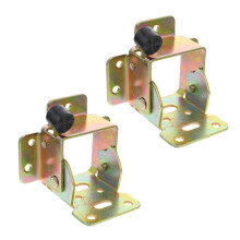 2pcs Folding Table Hinges Self Locking Brackets for Bed Legs Durable Space Saving Furniture Support