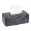 Black Marble Tissue Box Cover, Elegant Rectangular Tissue Holder for Bathroom, Office and Home Decor 1