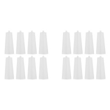 16 Pcs Aluminum Siding Corners Outside White Siding Corner Caps Smooth Siding Aluminum Corner Trim 16 Metal Nails