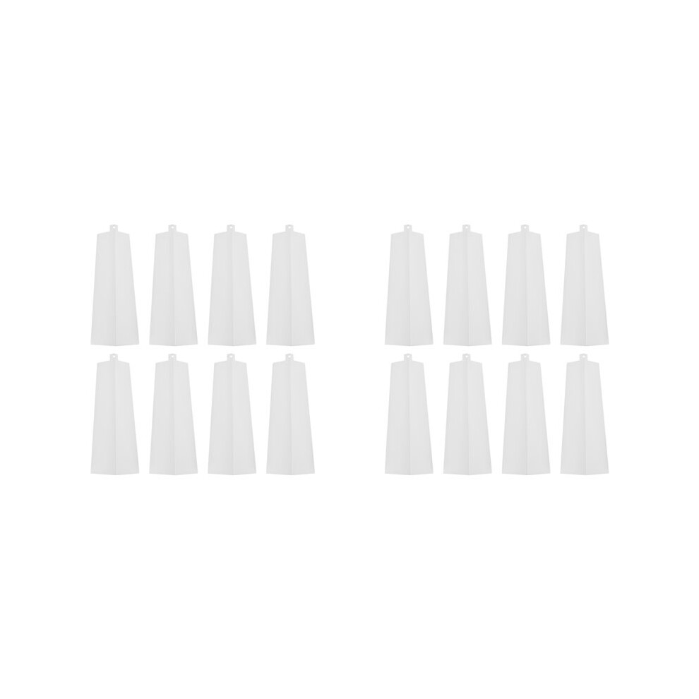 16 Pcs Aluminum Siding Corners Outside White Siding Corner Caps Smooth Siding Aluminum Corner Trim 16 Metal Nails 6032368581093