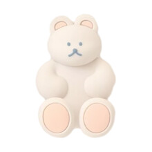 Bear Toothbrush Holder Wall Mounted Suction Cup Bathroom Organizer with ChildFriendly Cute Design