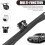 Rear View Camera License Plate Bracket with NoDrill Installation, RustResistant Universal Mount 5