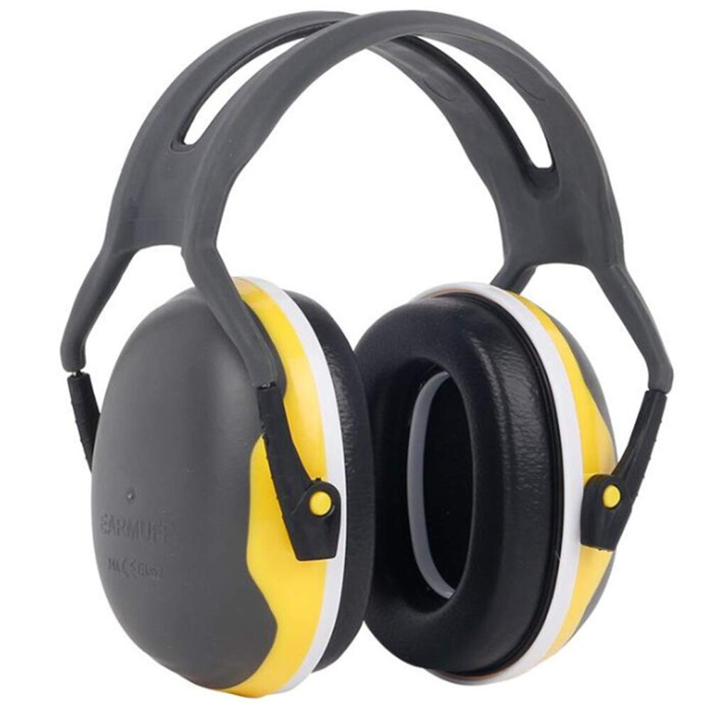 Lemon Yellow Noise Cancelling Earmuffs Visibility Soundproof Hearing Protection For Shooting 9045646738772