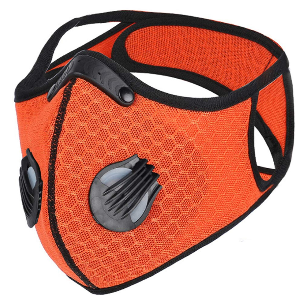 Reusable Dust Mask With Activated Carbon Filter And Breathing Valve, Washable Unisex Fit For Odor And Dust Control 9351714933933