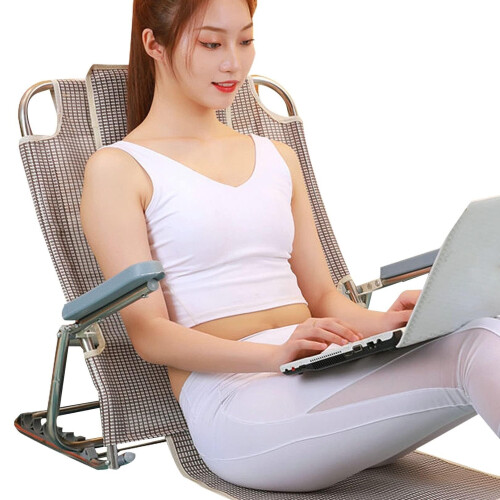 Adjustable Bed Backrest with 6‑Angle Recline, Ergonomic Sit Up Support for Seniors and Reading in Bed