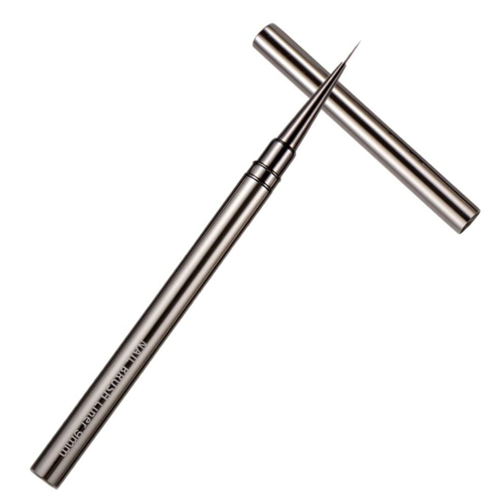 Nail Art Brush with Precision Liner Design for Fine Details and Gel Polish Manicure