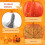 Artificial Pumpkins and Maple Leaves Fall Decor Set 122 pcs 5
