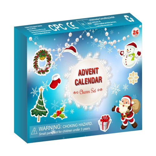 Coffret cadeau calendrier de l'Avent de Noël avec 24 articles 1