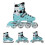 Inline/Ice Skates, 4-in-1, Size M (35-38), Mint 6