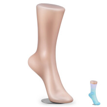 Plastic Female Mannequin Foot Display Stand for Jewelry, Ankle Bracelet, Sock and Shoe Presentation