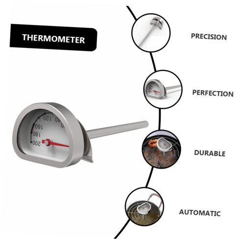 Wireless Meat Thermometer with Fast Response Sensor and HeatResistant Probe for BBQ Grilling 1