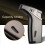 Windproof Butane Torch Lighter with Adjustable Jet Flame Metal Design, Matte Black Gift 4
