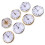 80mm Quartz Clock Movement with Roman and Arabic Numerals 8