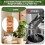48 Inch Moss Pole for Monstera, 4 Pack Stackable Coco Coir Plant Support with Moisture Retaining Core 4