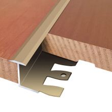 Floor Transition Strip Aluminum Threshold Trim Smooth Tile to Carpet Edge Easy Cut Install Bronze 15.5mm