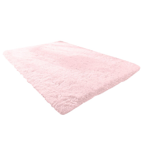 Blødt fløjlstæppe – blødt, vaskbart polyester, 2,4 m x 2,4 m 1