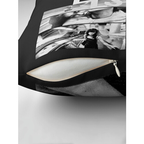 Capa de almofada Fallen Angels branca vintage dupla face 1