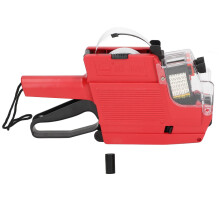 Tag Gun 10 Digit 2 Line Label Maker for Retail Store and Office, Easy Color Identification Red