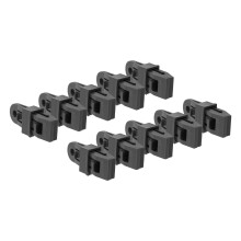 10pcs Heavy Duty Awning Tarp Clips Set with Secure Grip Teeth and Push Switch for Boat and Pool Covers