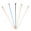 Palito de aço inoxidável para mexer bebidas, 7,68 polegadas (19,5 cm) 3