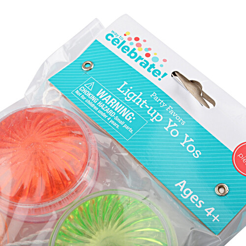 4-pak LED-lysende yo-yoer i assorterede farver 1