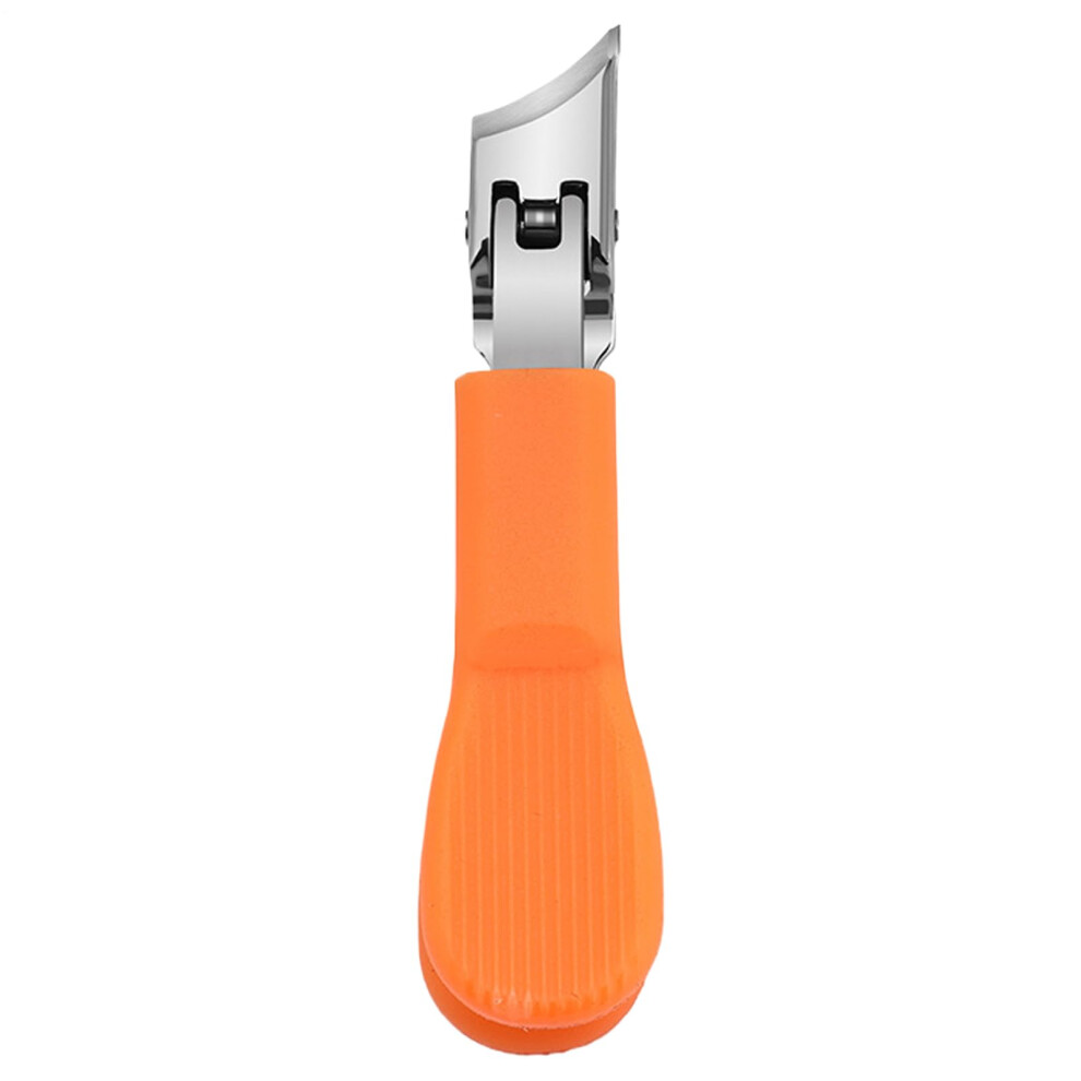 Nail Clippers for Men Stainless Steel with Curved Precision Blades and Splash Guard for Thick Nails