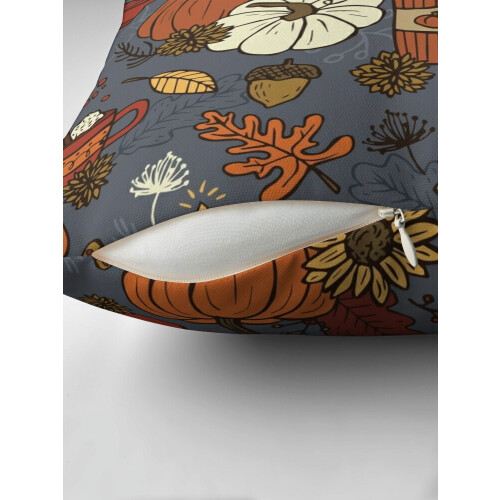 Capa de almofada AEFER com tema de outono, 45x45 cm (18x18 polegadas) 1
