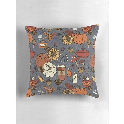 Capa de almofada AEFER com tema de outono, 45x45 cm (18x18 polegadas) 2