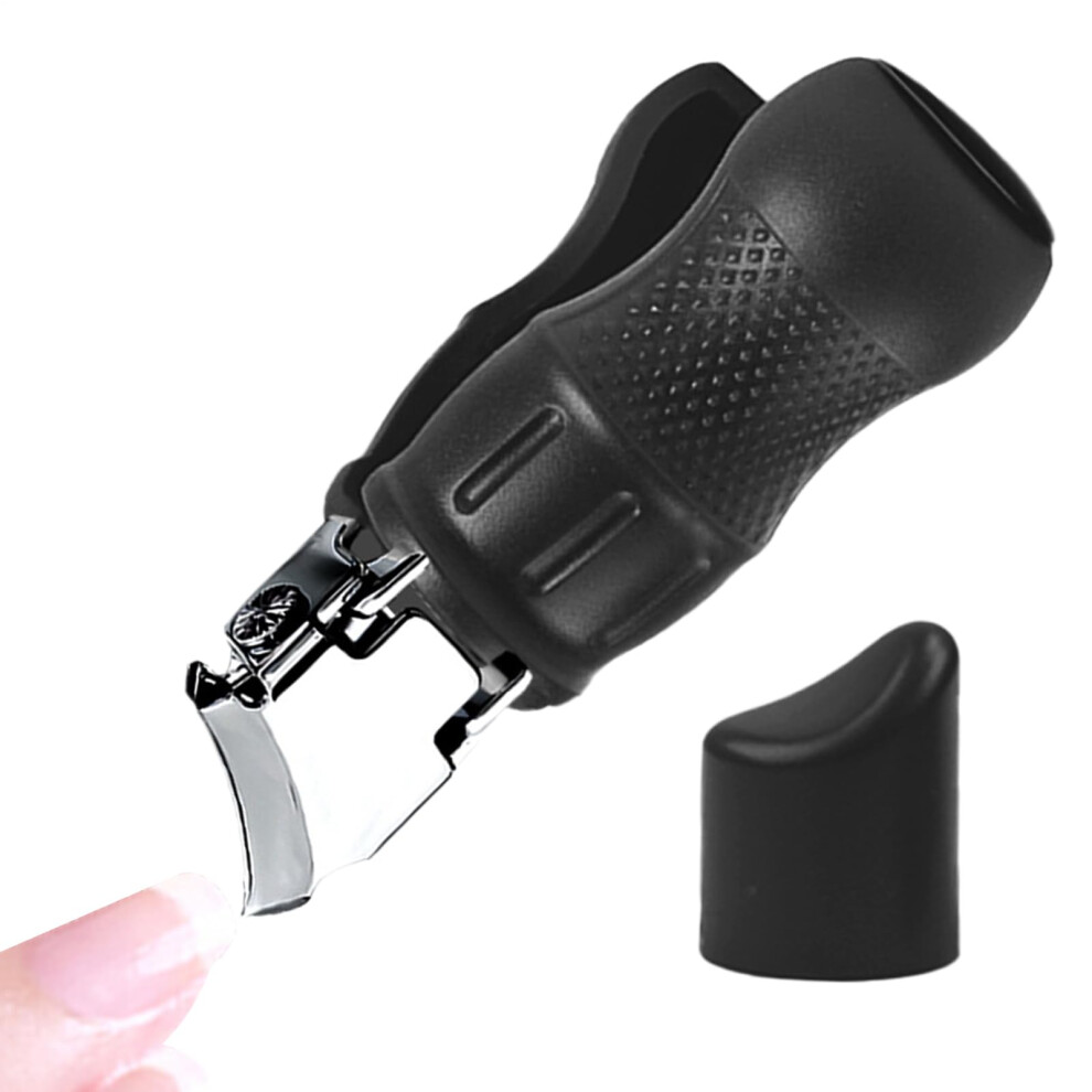 Black/Orange Ingrown Toenail Clippers HeavyâDuty Precision Trimmer With Ergonomic Slant Design And NonâSlip Grip