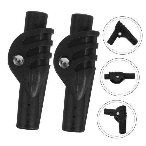 2pcs Tent Pole Connector Durable Folding Joint for Camping Quick Assembly Stable Frame Support 2