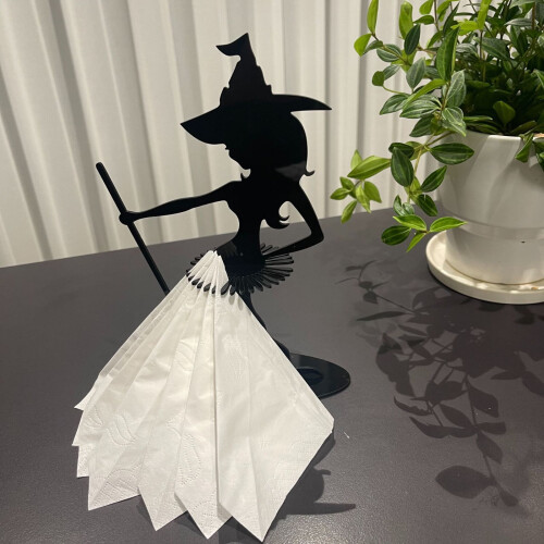 Halloween häxformade servetter, 24-pack 2