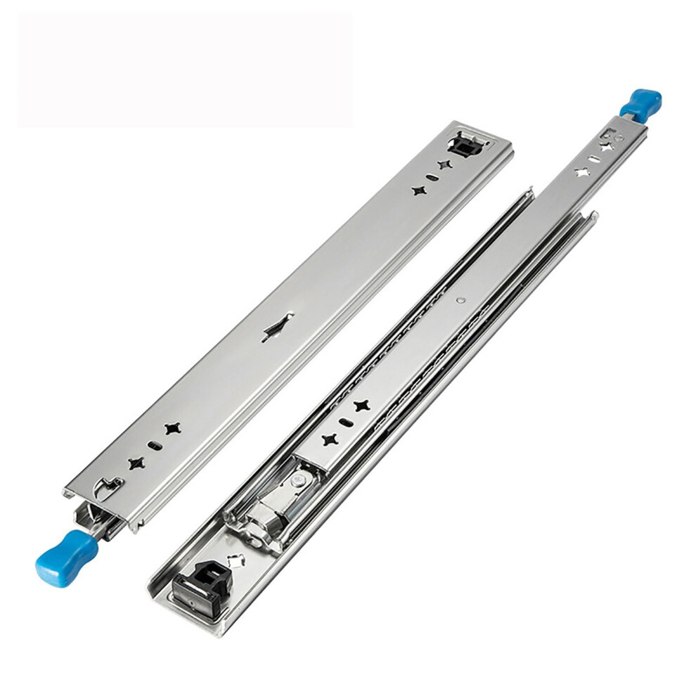 Heavy Duty Locking Drawer Slides 14 Inch Ball Bearing Rails 160Kg Load Capacity For Tool Cabinets 9351714934640
