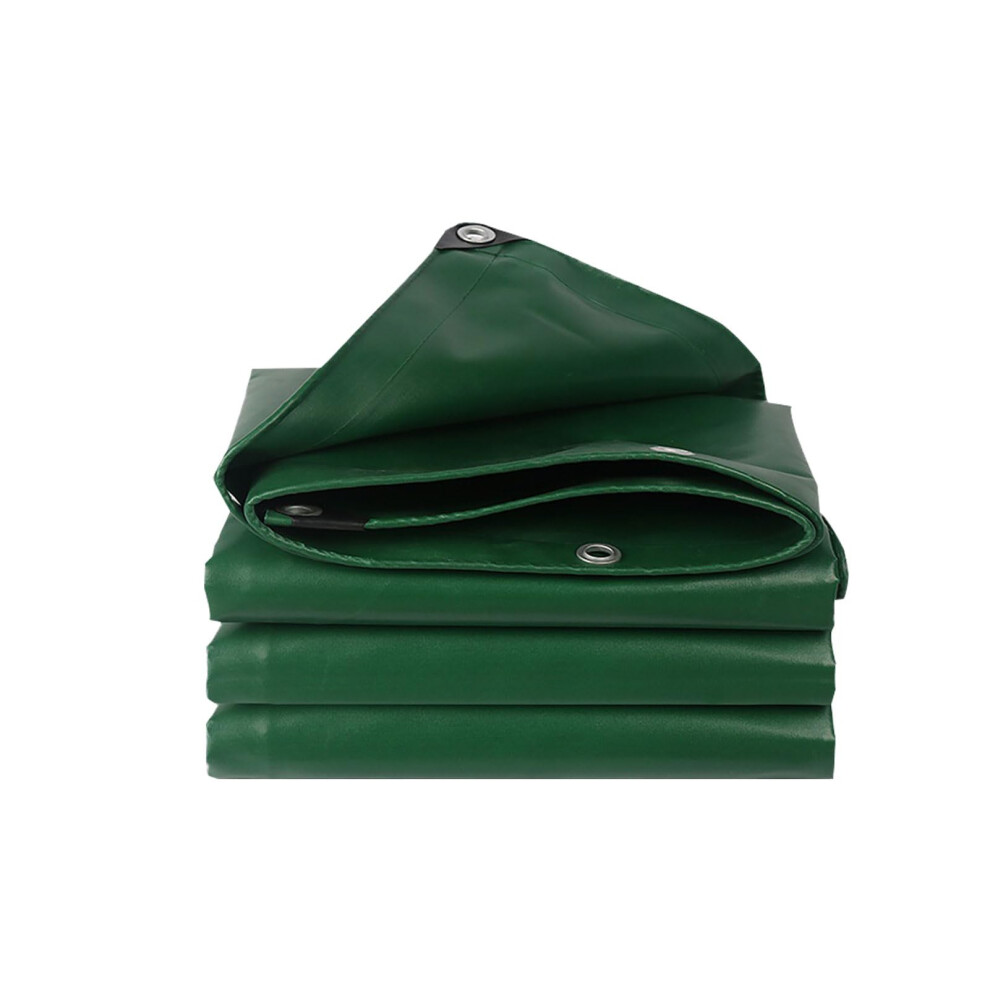 Heavy Duty Waterproof Tarp 32.8X32.8ft 500G/Mâ² Pvc Tarpaulin Cover With Reinforced Eyelets For Boat Car Camping 9045646740270