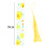 Αποξηραμένα ακρυλικά λουλούδια σελιδοδείκτη, σελιδοδείκτης λουλουδιών με 3