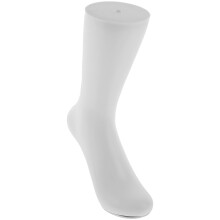 Vinyl Mannequin Foot Model for Socks Display with Stable Iron Stand, White Women Shoe Display Foot
