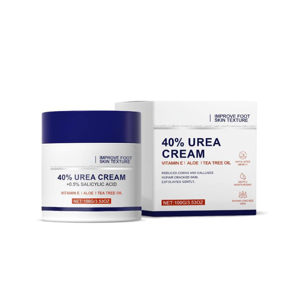 Cream Moisturizing Foot For Dry Cracked Feet With Urea, Deep Hydration And Fast Absorbing NonâGreasy Formula