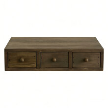 Handgefertigtes Desktop-Regal aus Holz zum Organisieren von-C