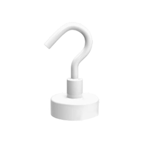 Strong Magnetic Hook With Powerful Adhesion Wall Magnets-White